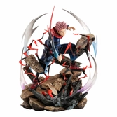 Jujutsu kaisen statuette pvc yuji itadori vs ver 23 cm