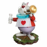 Alice au pays des merveilles statuette master craft the white rabbit 36 cm