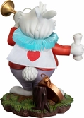Alice au pays des merveilles statuette master craft the white rabbit 36 cm