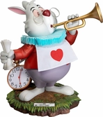 Alice au pays des merveilles statuette master craft the white rabbit 36 cm