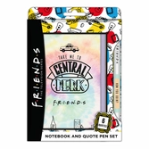 Friends bloc-notes avec stylo à bille central perk (carton de 6)