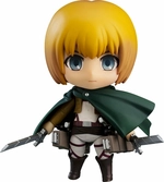 Attack on titan figurine nendoroid armin arlert: survey corps ver. 10 cm