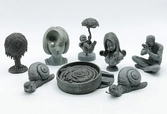Uzumaki - spiral into horror assortiment figurines pocket curse 6 cm (8)