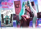 Hatsune miku statuette pvc 1/4 hatsune miku art by neco deluxe bonus 46 cm