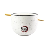 Demon slayer - bol à ramen avec baguette 414ml - tanjiro