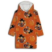 Dragon ball z - goku - sweat poncho - taille enfant