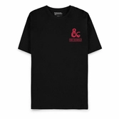Dungeons & dragons t-shirt logo noir (m)