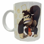 Nintendo - donkey kong - tirelire en métal 12 x 9 x 11cm + mug
