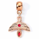 Harry potter - phénix rose gold - charme pour collier & bracelet
