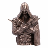 Assassin's creed valhalla buste ezio bronze 30 cm