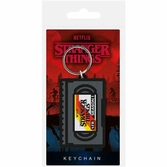 Stranger things - vhs saison 1 - porte-clés en caoutchouc