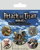 L'attaque des titans - saison 3 - pack 5 badges