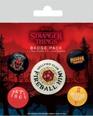 Stranger things 4 - hellfire club - pack 5 badges