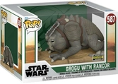 Funko pop! jumbo: book of boba fett - rancor w/grogu 10" super sized pop! - smartoys exclusive