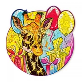 Puzzle en bois - girafe gracieuse - 110pcs