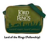 Le seigneur des anneaux -communauté de l'anneau -sac retro 34 x 24.5cm