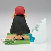 One piece - monkey.d.luffy & shanks - figurine wcf-log stories 7cm