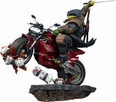 Les tortues ninja statuette 1/4 the last ronin on bike 53 cm