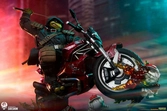 Les tortues ninja statuette 1/4 the last ronin on bike 53 cm