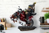 Les tortues ninja statuette 1/4 the last ronin on bike 53 cm