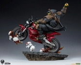 Les tortues ninja statuette 1/4 the last ronin on bike 53 cm