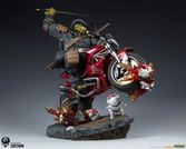 Les tortues ninja statuette 1/4 the last ronin on bike 53 cm