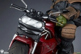 Les tortues ninja statuette 1/4 the last ronin on bike 53 cm