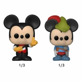 Disney pack 4 figurines bitty pop! vinyl mickey 2,5 cm