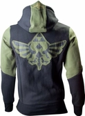 Zelda - Sweat à capuche Triforce Kaki