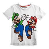 Nintendo super mario - mario and luigi overprint