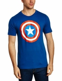 T-Shirt Captain America Bouclier usé - taille M