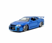 Fast & furious - brian's nissan skyline gt-r - 1:24
