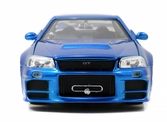 Fast & furious - brian's nissan skyline gt-r - 1:24