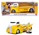 M&m's - jaune & 1947 ford coe flatbed - 1:24