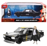 Tokyo revengers - mikey & 1971 nissan skyline gt-r - 1:24
