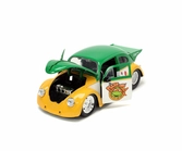 Les tortues ninjas - michelangelo & 1959 volkswagen drag beetle - 1:24