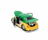 Les tortues ninjas - michelangelo & 1959 volkswagen drag beetle - 1:24