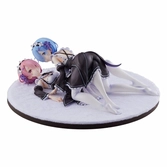 Re:zero starting life in another world statuette pvc 1/7 ram & rem 9 cm