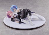 Re:zero starting life in another world statuette pvc 1/7 ram & rem 9 cm