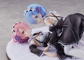 Re:zero starting life in another world statuette pvc 1/7 ram & rem 9 cm