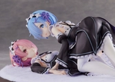 Re:zero starting life in another world statuette pvc 1/7 ram & rem 9 cm