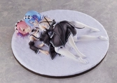 Re:zero starting life in another world statuette pvc 1/7 ram & rem 9 cm