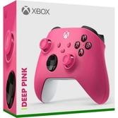 Manette sans fil xbox deep pink pour xbox series x|s, xbox one, windows 10 et mobile