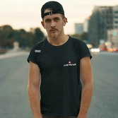 Airwalk logo - stacked breast black (unisex)