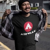 Airwalk logo - stacked logo black (unisex)