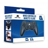 Manette filaire pour ps3 et pc- 1.8m câble  - noir