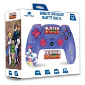 Hunter x hunter-manette sans fil pour ps4 avec prise jack pour casque et boutons lumineux - violet - hisoka