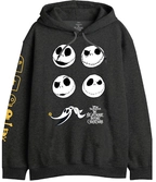 L'etrange noel de monsieur jack - têtes - sweat-shirt homme (s)