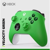 Manette sans fil xbox velocity green pour xbox series x|s, xbox one, windows 10 et mobile