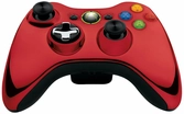 Manette sans fil Rouge Chromé - XBOX 360